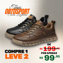 Tênis OrtoSport de Couro Legitimo